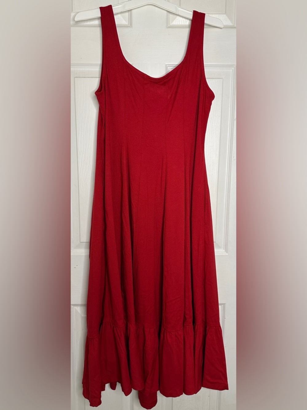 Ava & Viv Red Sleeveless Fit-and-Flare Dress - Picture 2 of 4
